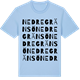 Blue Soul t-shirt med Nedre Gränsö ordlek t-shirt