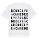 Nedre Lybäck ordlek t-shirt