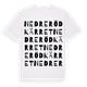 White t-shirt med Nedre Rödkärret ordlek t-shirt