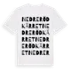 White t-shirt med Nedre Rödkärret ordlek t-shirt