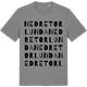 Mid Heather Gray t-shirt med Nedre Torlunda ordlek t-shirt