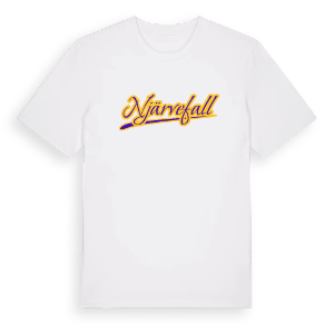 Njärvefall baseball t-shirt – ekologisk bomull t-shirt från PinShirt