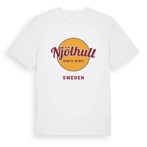 Njölhult cirkel t-shirt – ekologisk bomull t-shirt från Pinshirt