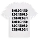 White t-shirt med Norden ordlek t-shirt