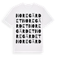 Noregärdet ordlek t-shirt