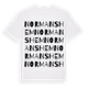 Normanshem ordlek t-shirt