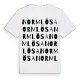 Normlösa ordlek t-shirt