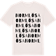 Vintage White t-shirt med Normlösa ordlek t-shirt