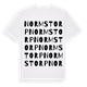 Normstorp ordlek t-shirt