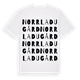 Norr Ladugård ordlek t-shirt