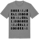 Mid Heather Gray t-shirt med Norra Björklund ordlek t-shirt
