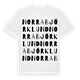Norra Björklund ordlek t-shirt