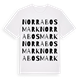 Norra Bosmark ordlek t-shirt
