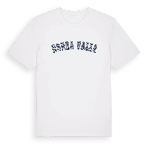 Norra Falla college t-shirt – ekologisk bomull t-shirt från PinShirt