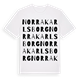Norra Karlsborg ordlek t-shirt