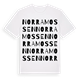 Norra mossen ordlek t-shirt