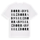 Norra Nybble ordlek t-shirt