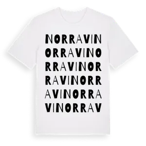 Norra Vi ordlek t-shirt – ekologisk bomull t-shirt från Pinshirt