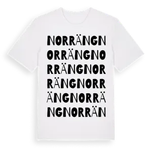 Norräng ordlek t-shirt – ekologisk bomull t-shirt från Pinshirt