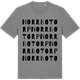Mid Heather Gray t-shirt med Norrbotorp ordlek t-shirt