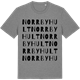 Mid Heather Gray t-shirt med Norrbyhult ordlek t-shirt