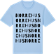 Blue Soul t-shirt med Norrehus ordlek t-shirt