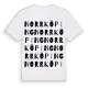Norrköping ordlek t-shirt
