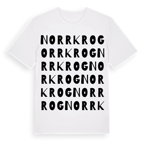 Norrkrog ordlek t-shirt – ekologisk bomull t-shirt från Pinshirt