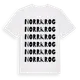 White t-shirt med Norrkrog ordlek t-shirt