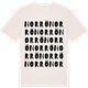 Vintage White t-shirt med Norrö ordlek t-shirt