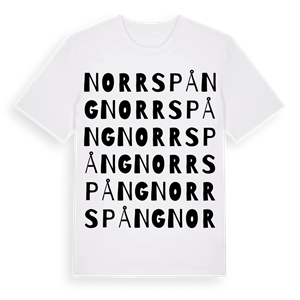 Norrspång ordlek t-shirt – ekologisk bomull t-shirt från Pinshirt