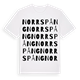 Norrspång ordlek t-shirt