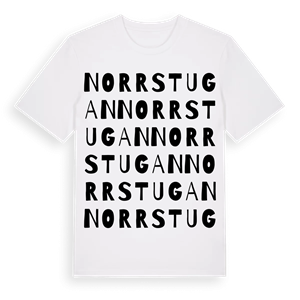 Norrstugan ordlek t-shirt – ekologisk bomull t-shirt från Pinshirt