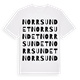 Norrsundet ordlek t-shirt