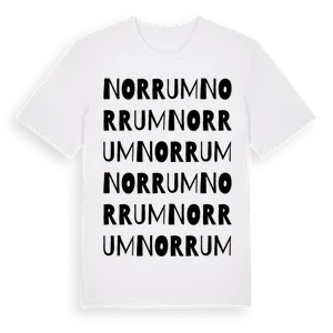 Norrum ordlek t-shirt – ekologisk bomull t-shirt från Pinshirt