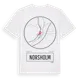 White t-shirt med Norsholm t-shirt