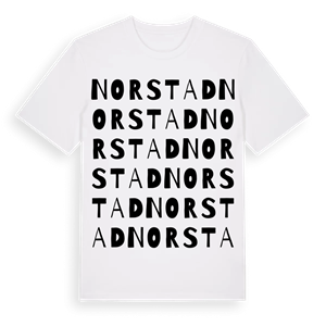 Norstad ordlek t-shirt – ekologisk bomull t-shirt från PinShirt