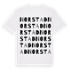 Norstad ordlek t-shirt