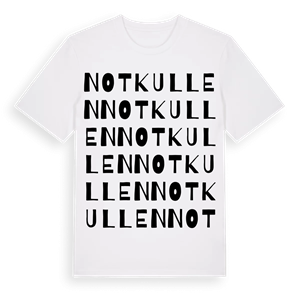 Notkullen ordlek t-shirt – ekologisk bomull t-shirt från Pinshirt