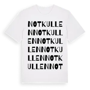 Notkullen ordlek t-shirt – ekologisk bomull t-shirt från Pinshirt