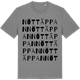 Mid Heather Gray t-shirt med Nöttäppan ordlek t-shirt