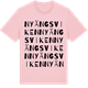 Pink Cotton t-shirt med Nyängsviken ordlek t-shirt