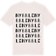 Vintage White t-shirt med Nybble ordlek t-shirt