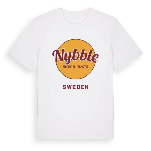Nybble cirkel t-shirt – ekologisk bomull t-shirt från Pinshirt