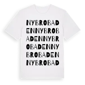 Nybrobaden ordlek t-shirt – ekologisk bomull t-shirt från Pinshirt