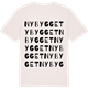 Vintage White t-shirt med Nybygget ordlek t-shirt