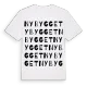 Nybygget ordlek t-shirt