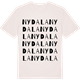 Vintage White t-shirt med Nydala ordlek t-shirt