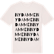 Vintage White t-shirt med Nydammen ordlek t-shirt