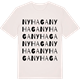 Vintage White t-shirt med Nyhaga ordlek t-shirt